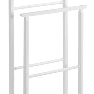 HAKU Möbel aparcacoches blanco, blanco, Madera maciza - Dim.: AN 47 cm x AL 102 cm x P 36 cm, Estilo: Tradicional